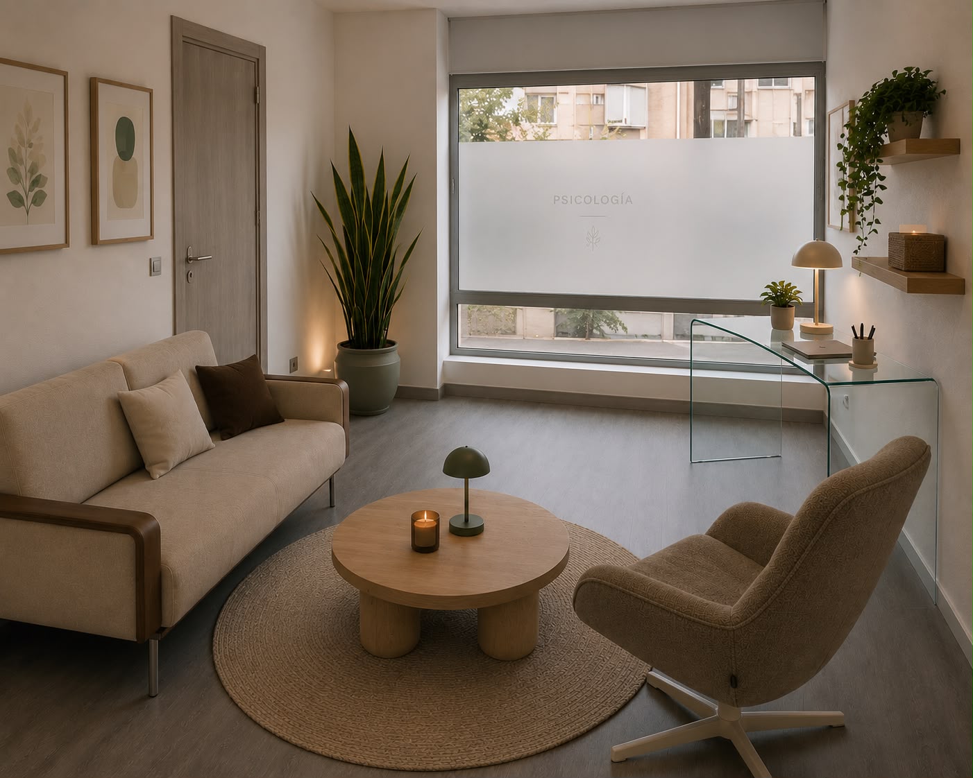 Sala de consulta del Centro de Psicología Rocío Alonso